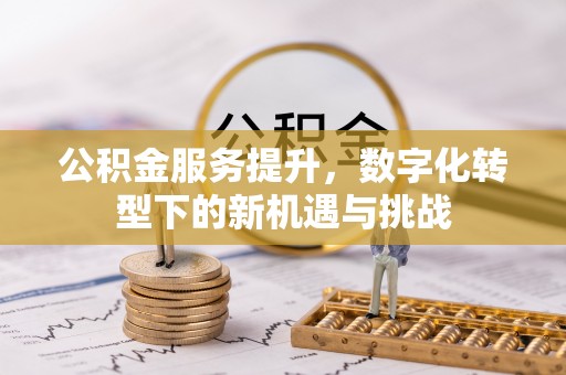 长武公积金服务提升，数字化转型下的新机遇与挑战