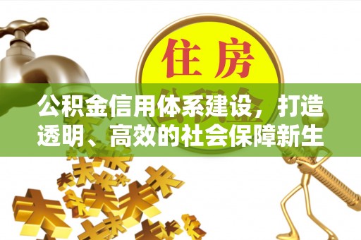 长武公积金信用体系建设，打造透明、高效的社会保障新生态