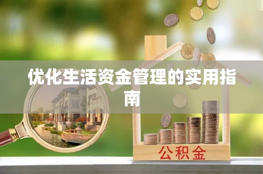 长武优化生活资金管理的实用指南